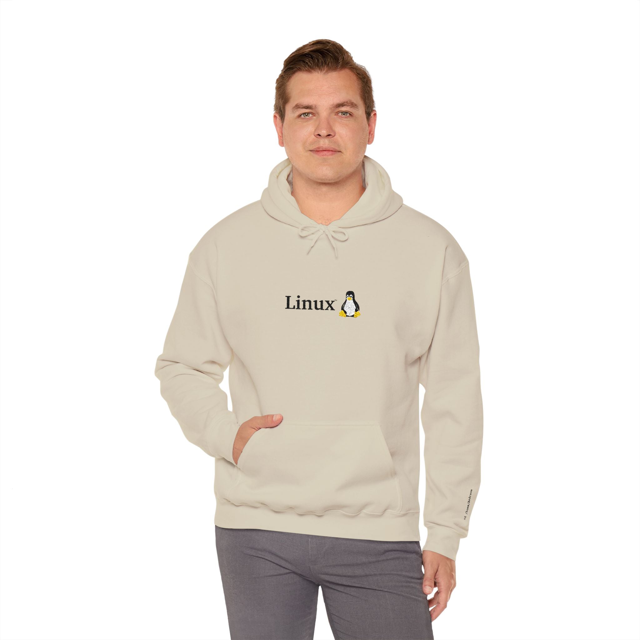 Linux Penguin Unisex Hoodie - Comfy Heavy Blend Sweatshirt for Tech Lovers