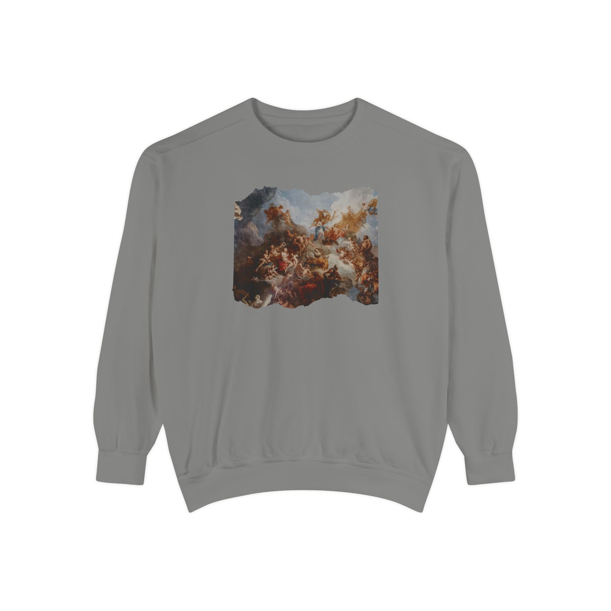 Michael Angelo's painting on top of the Palace of Versailles - Artistic Unisex Garment-Dyed Sweatshirt