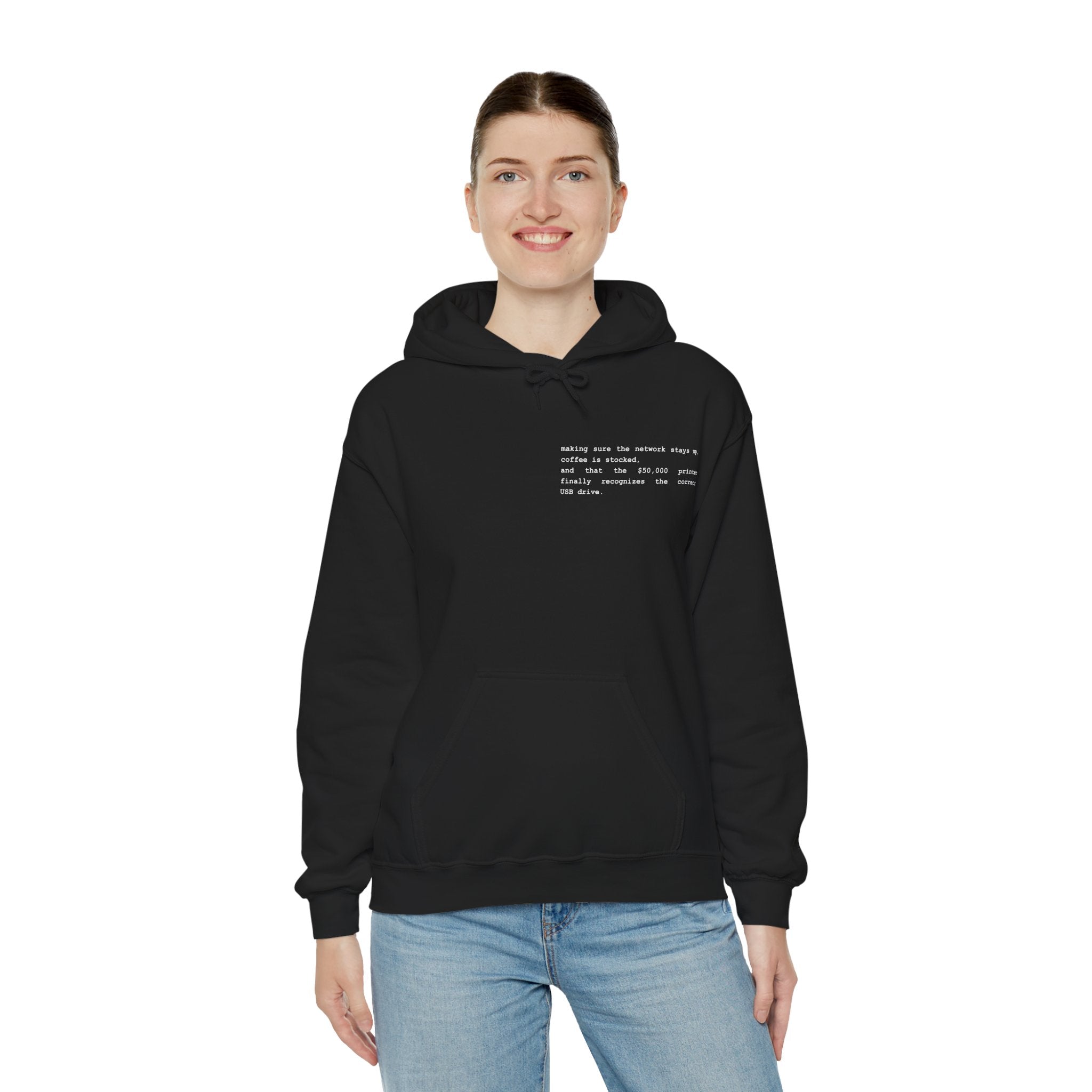 Printer Joke for IT guys - Unisex Hoodie