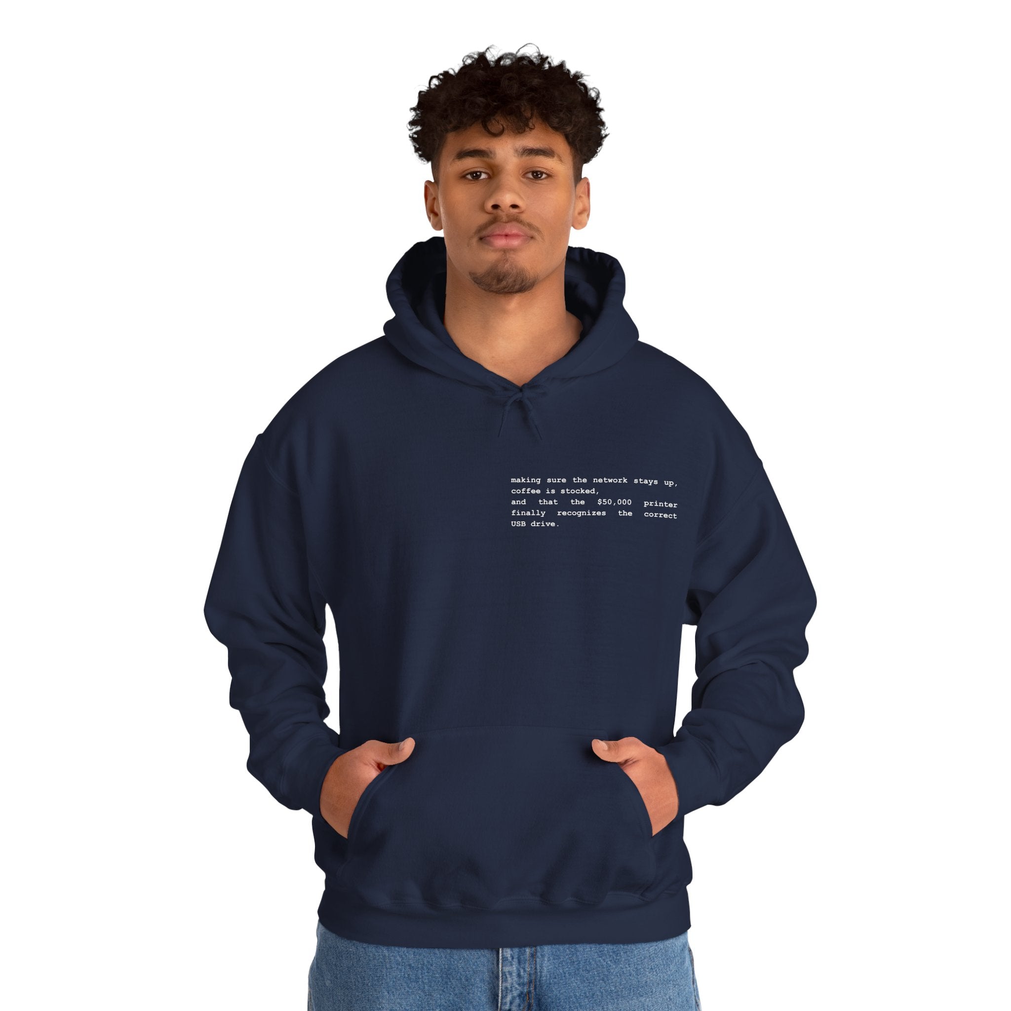 Printer Joke for IT guys - Unisex Hoodie
