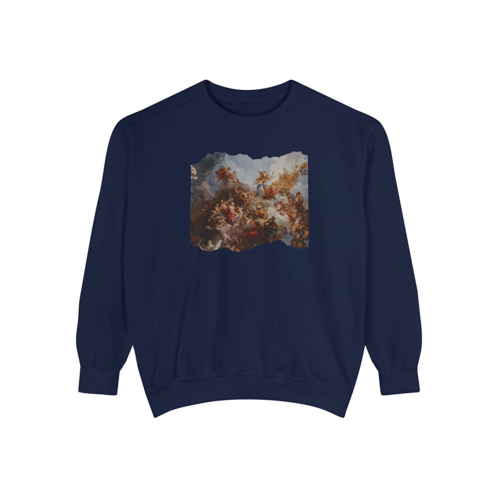 Michael Angelo's painting on top of the Palace of Versailles - Artistic Unisex Garment-Dyed Sweatshirt