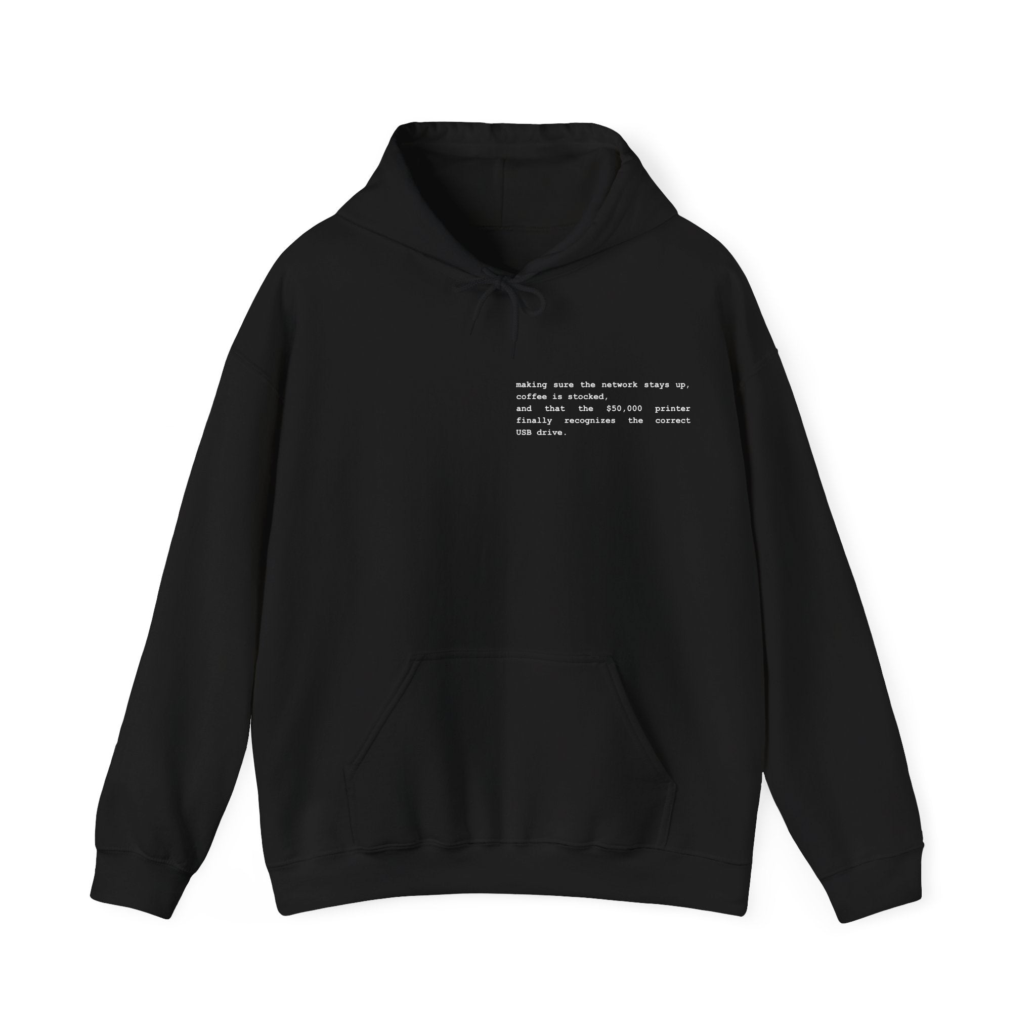 Printer Joke for IT guys - Unisex Hoodie