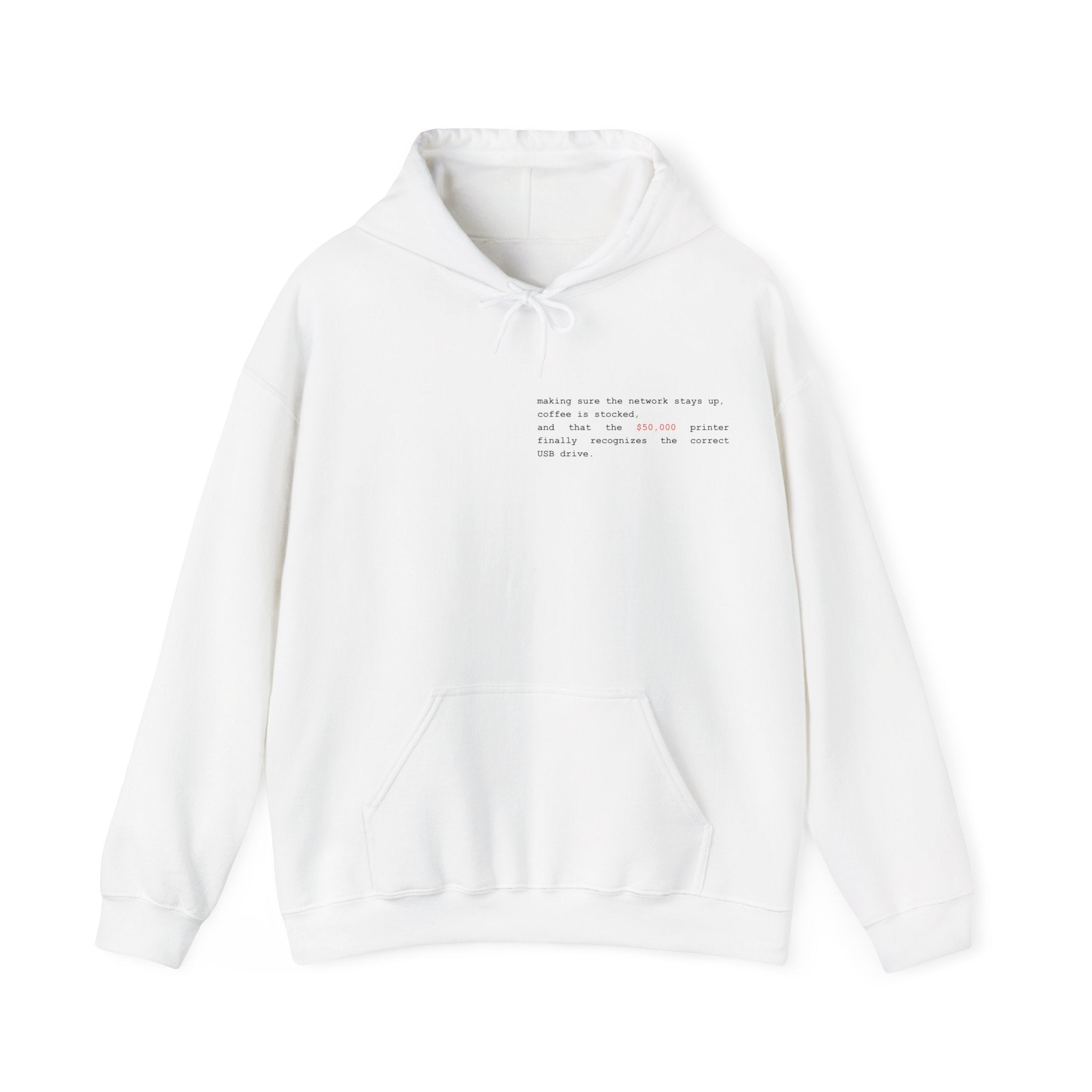 Printer Joke for IT guys - Unisex Hoodie