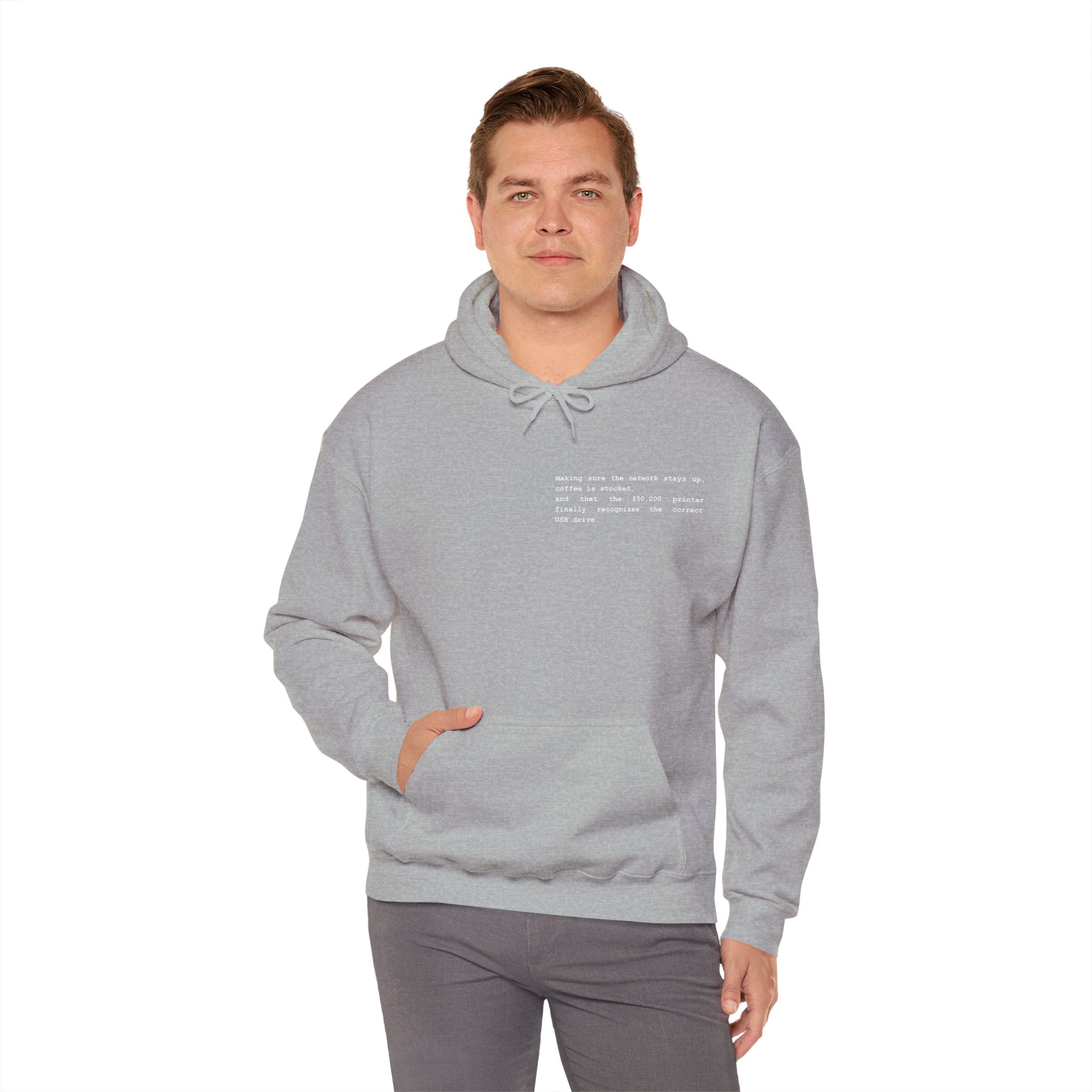 Printer Joke for IT guys - Unisex Hoodie