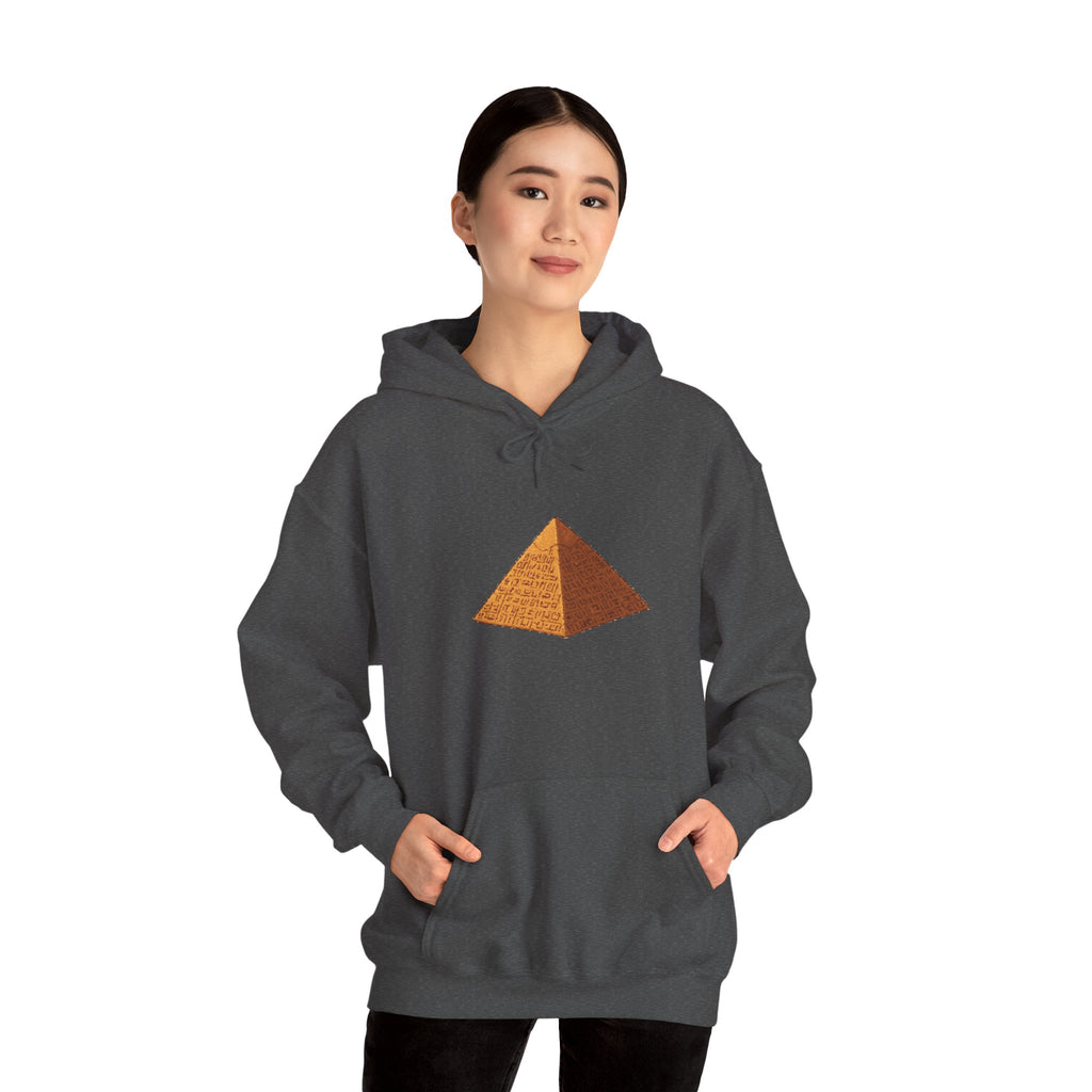 Pyramid Graphic Hoodie — Minimal Geometric Pyramid Sweatshirt