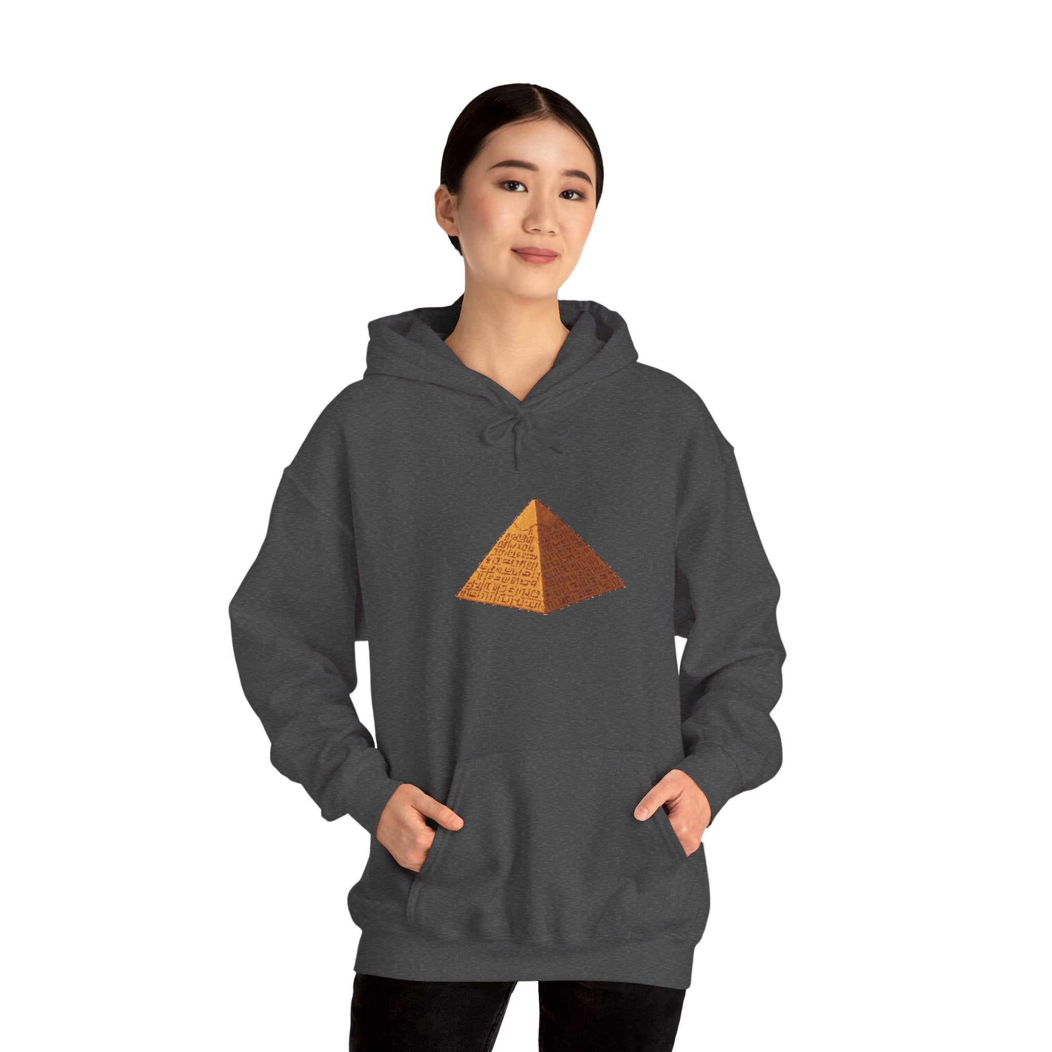 Pyramid Graphic Hoodie — Minimal Geometric Pyramid Sweatshirt