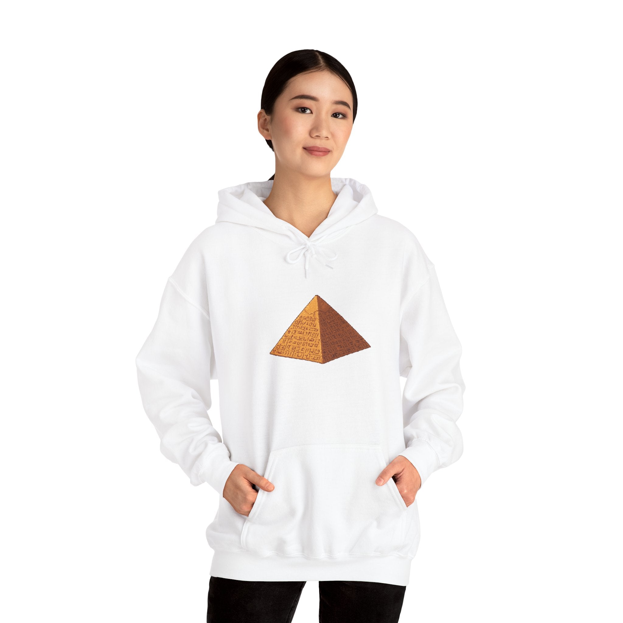 Pyramid Graphic Hoodie — Minimal Geometric Pyramid Sweatshirt