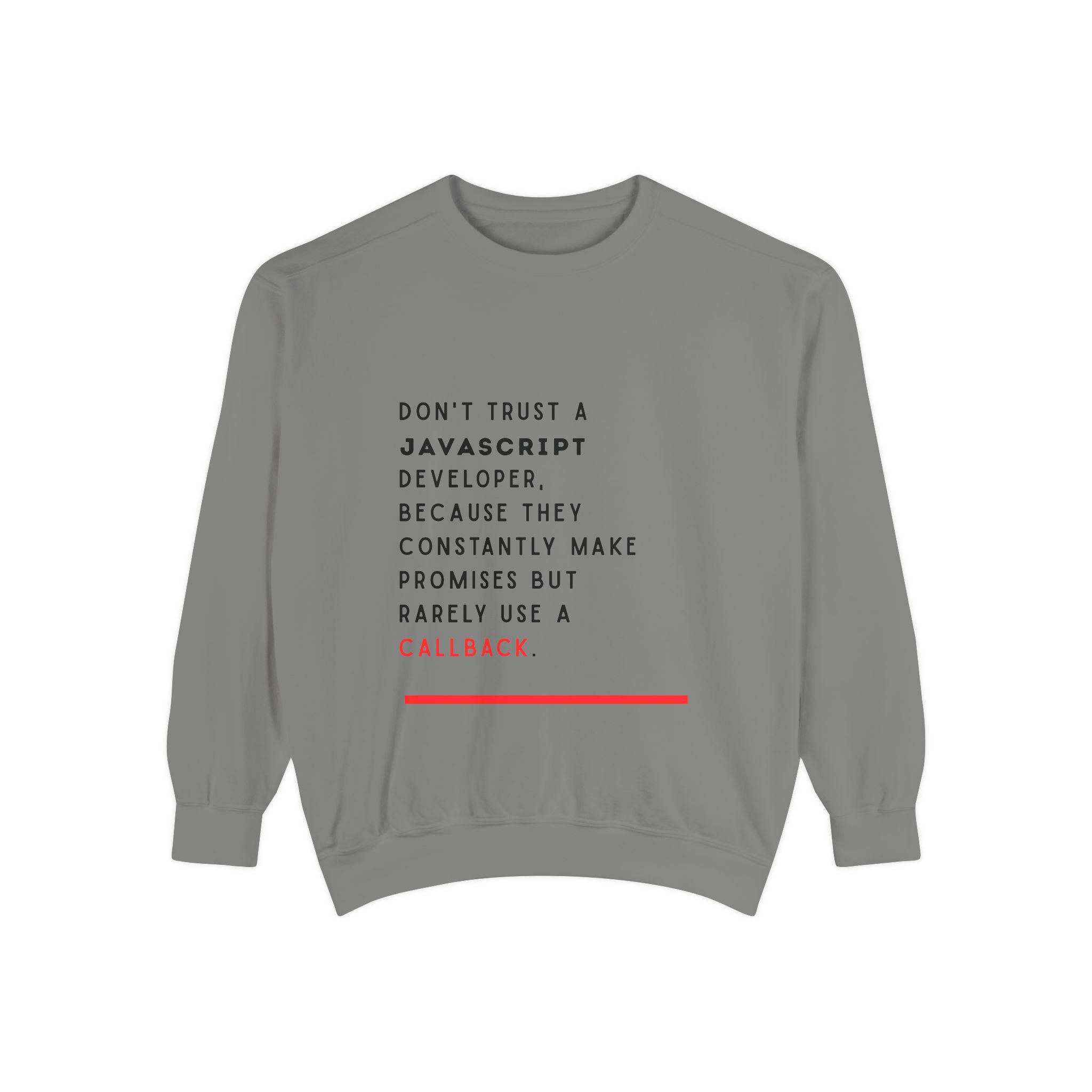 Funny JavaScript Developer Sweatshirt