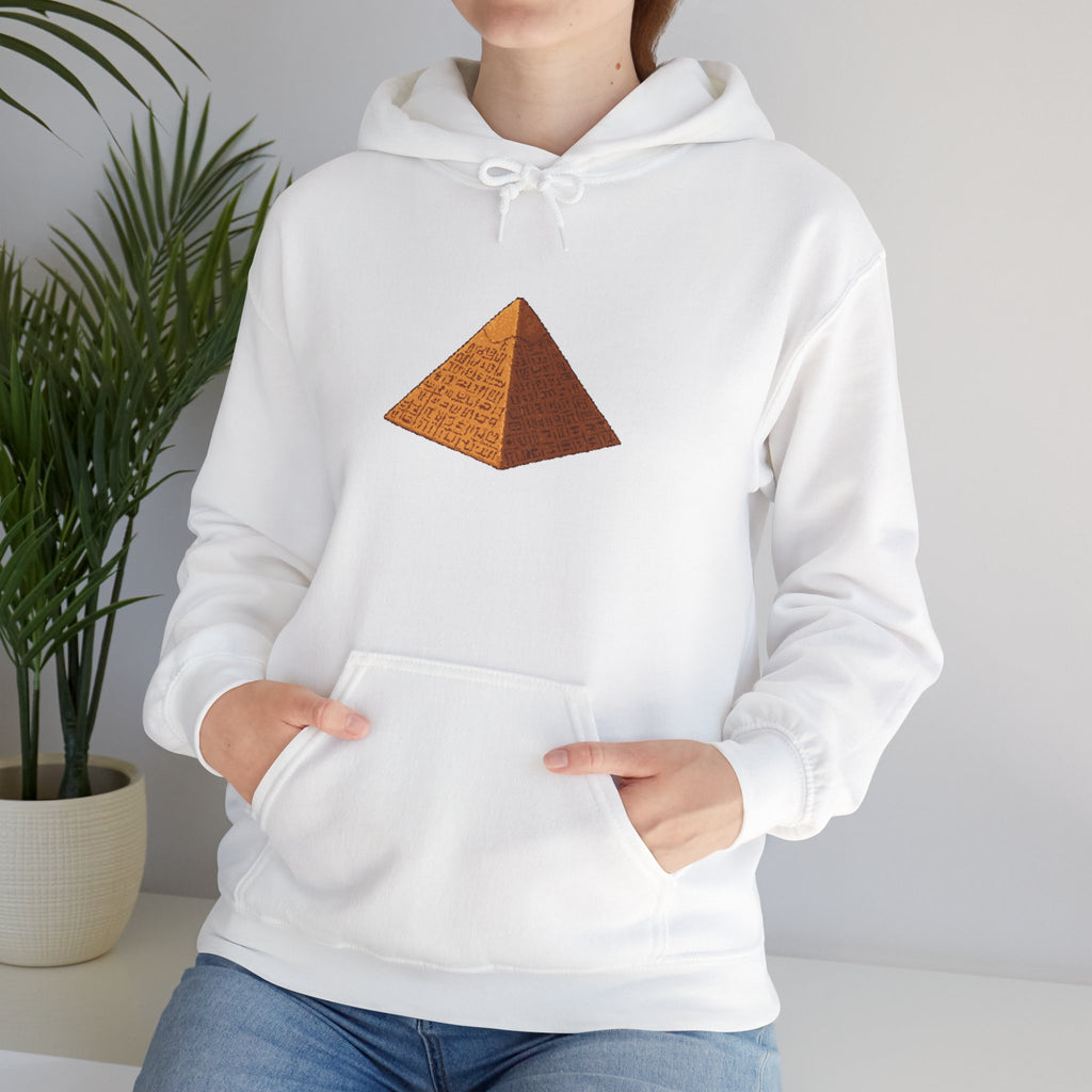 Pyramid Graphic Hoodie — Minimal Geometric Pyramid Sweatshirt