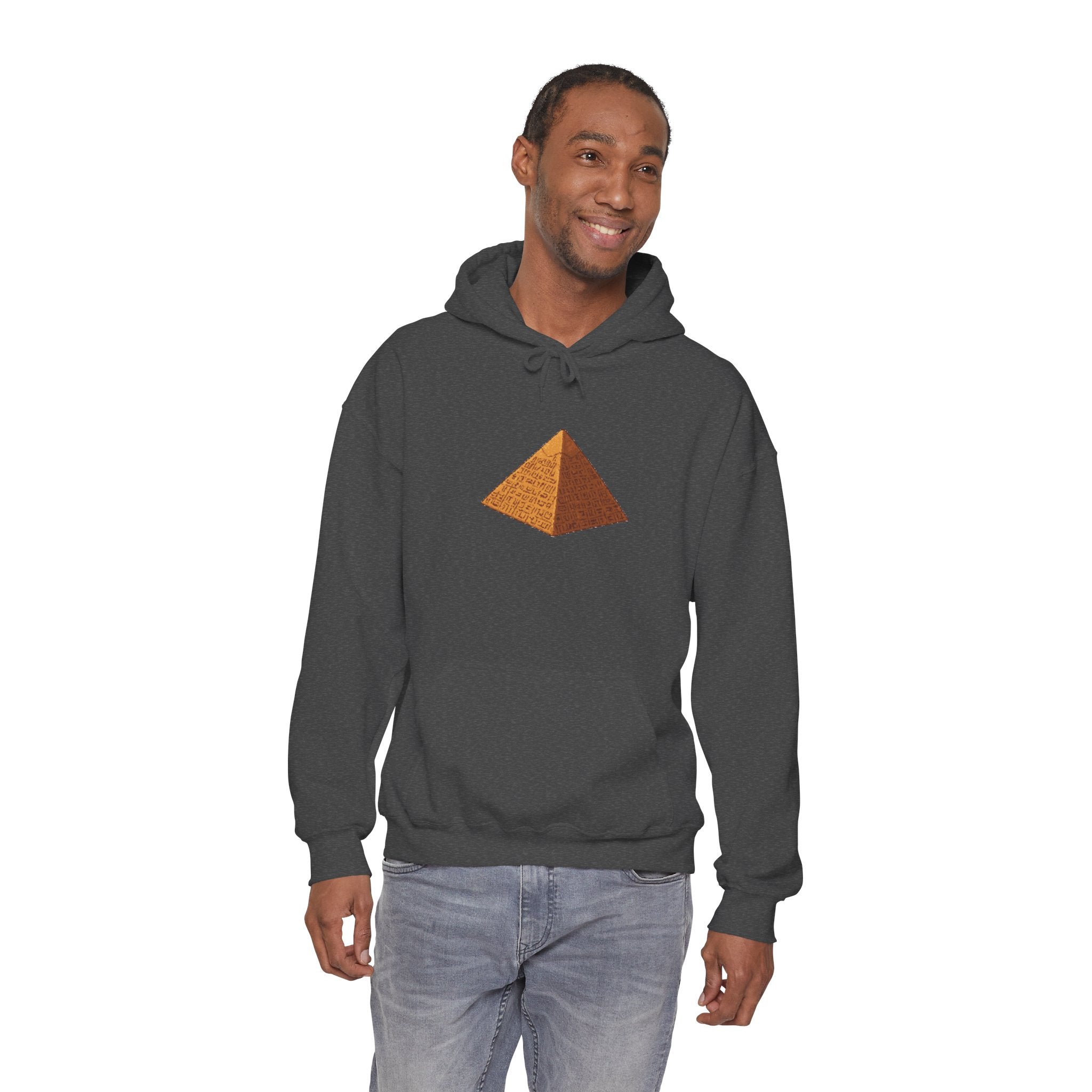 Pyramid Graphic Hoodie — Minimal Geometric Pyramid Sweatshirt