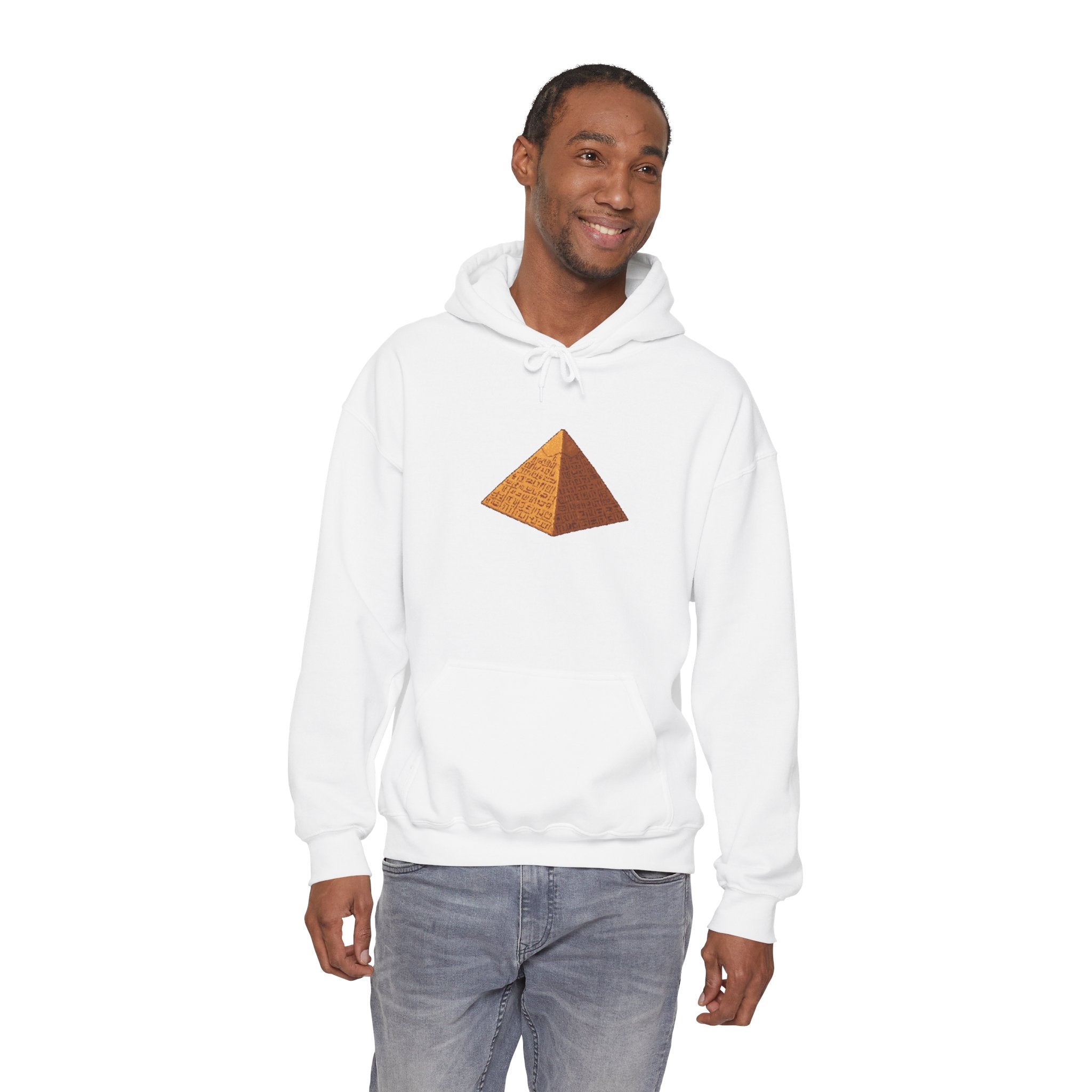 Pyramid Graphic Hoodie — Minimal Geometric Pyramid Sweatshirt