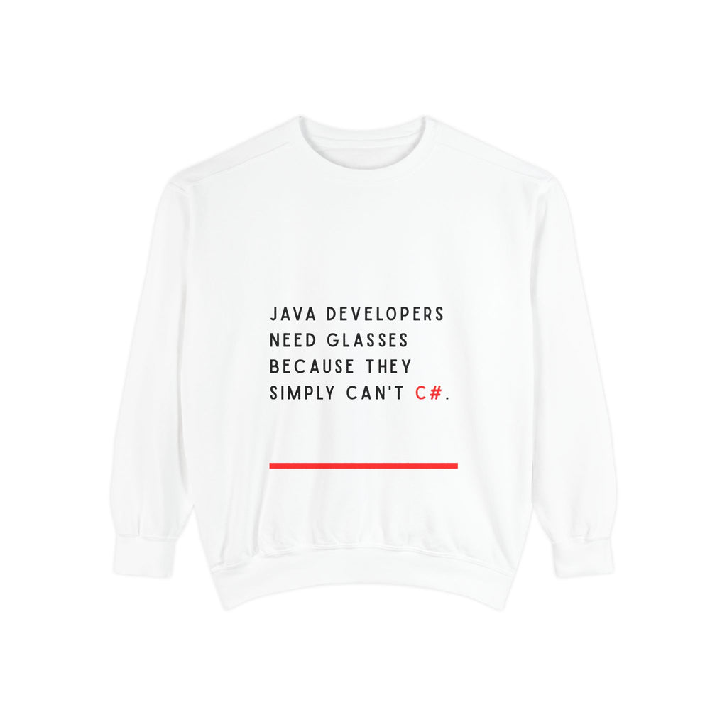 C Sharp Sweatshirt - Garment-Dyed Cozy Pullover