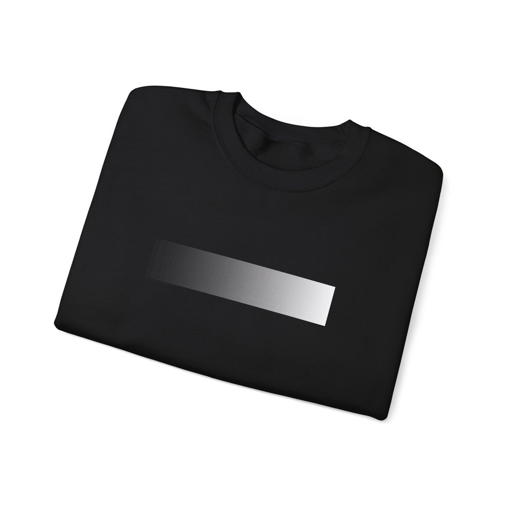 Minimal Gradient Stripe Sweatshirt — Modern Neutral Crewneck