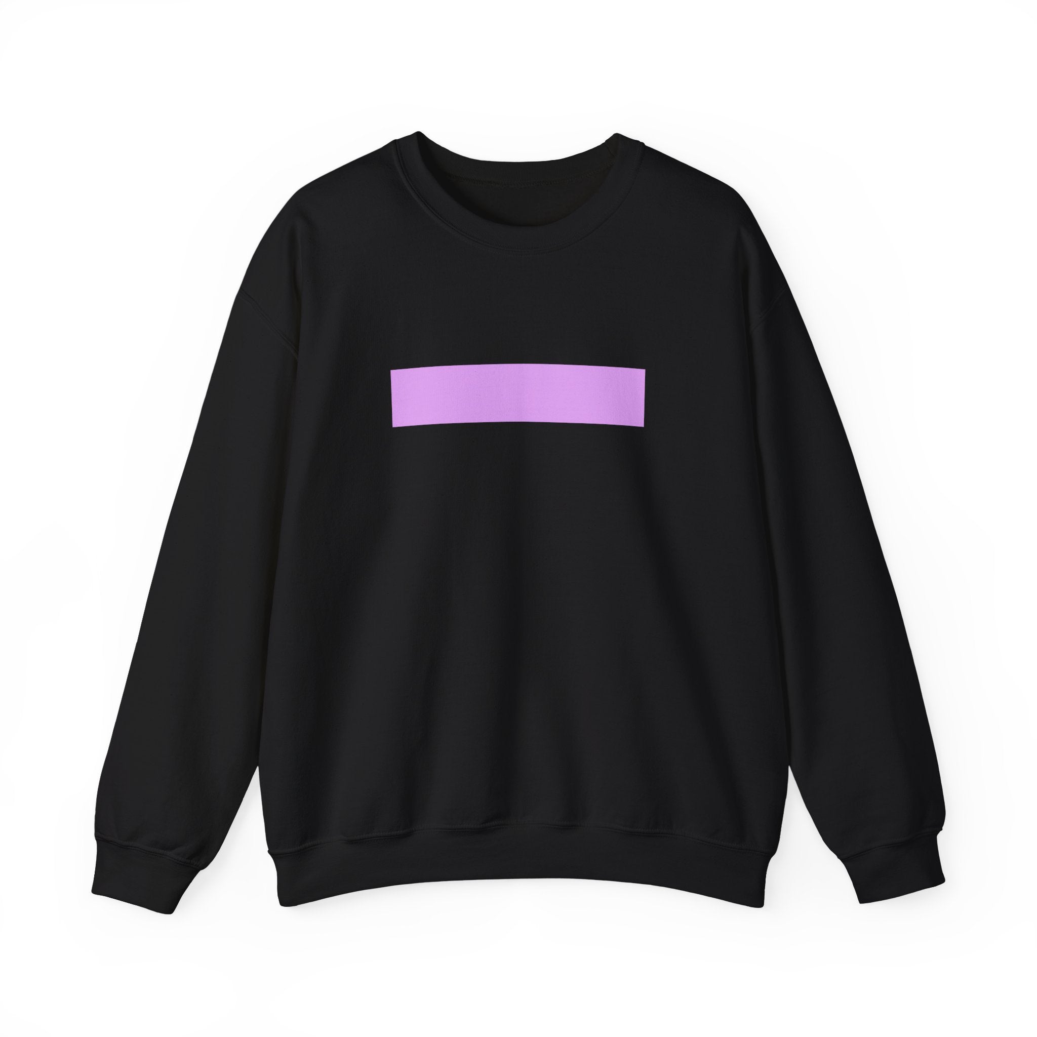 Minimal Lavender Bar Crewneck Sweatshirt