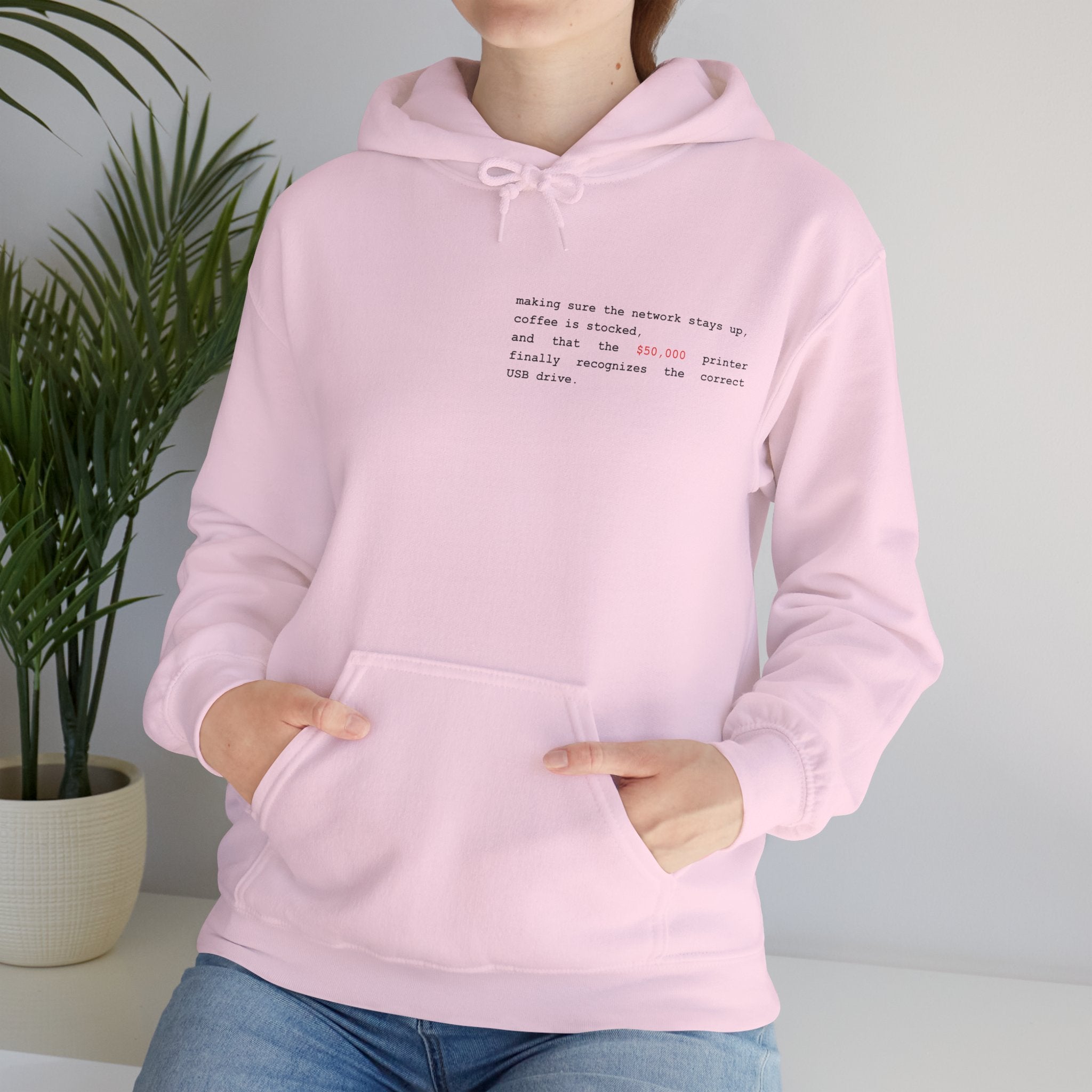 Printer Joke for IT guys - Unisex Hoodie
