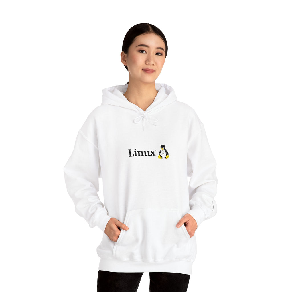 Linux Penguin Unisex Hoodie - Comfy Heavy Blend Sweatshirt for Tech Lovers
