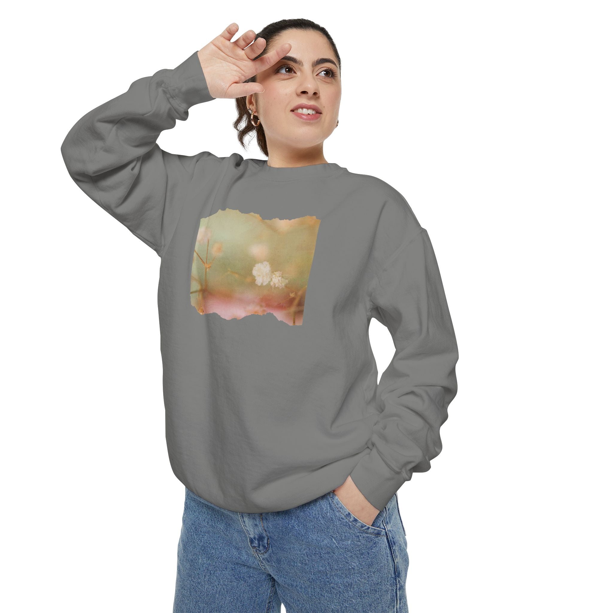 TW Nature Sweatshirt - Unisex Garment-Dyed Crew