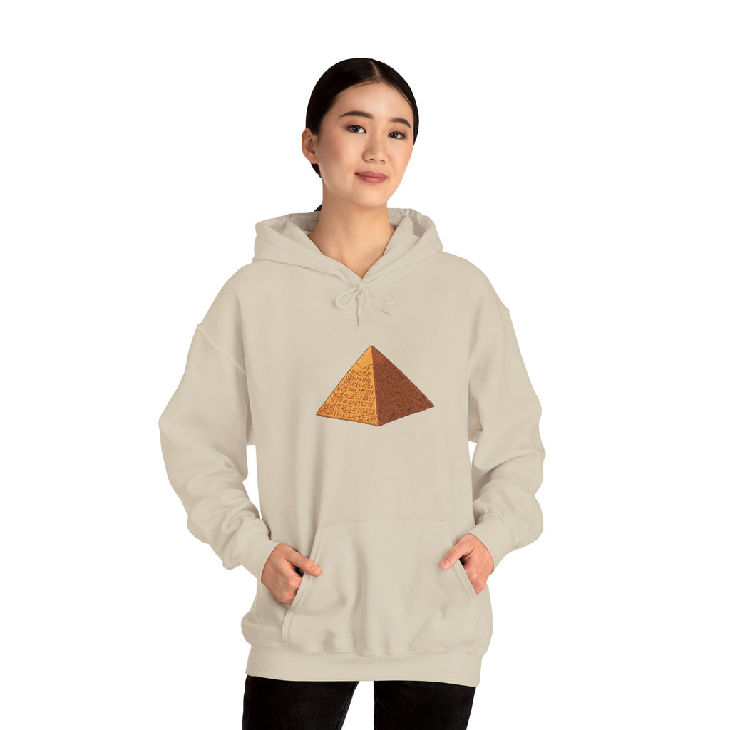 Pyramid Graphic Hoodie — Minimal Geometric Pyramid Sweatshirt