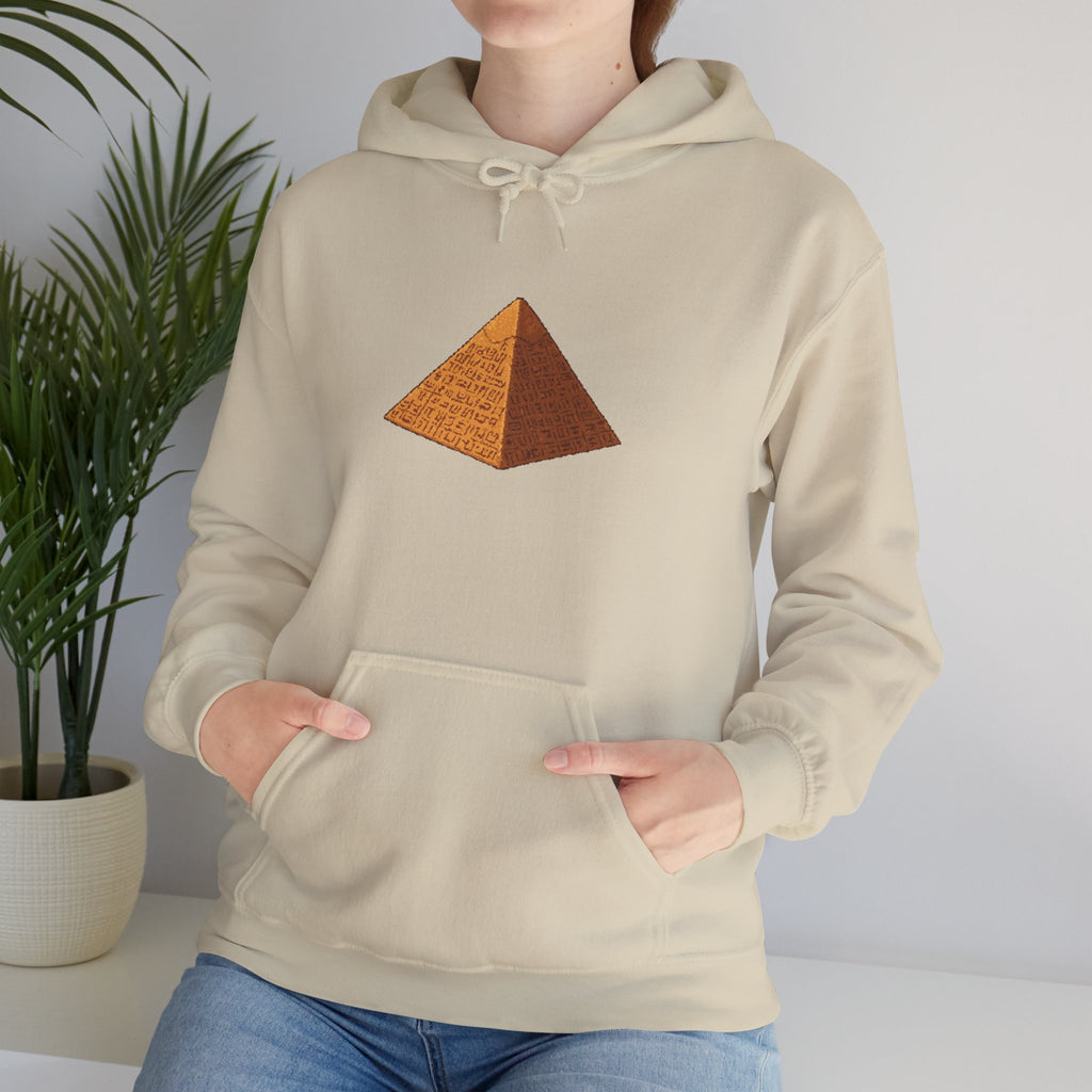 Pyramid Graphic Hoodie — Minimal Geometric Pyramid Sweatshirt