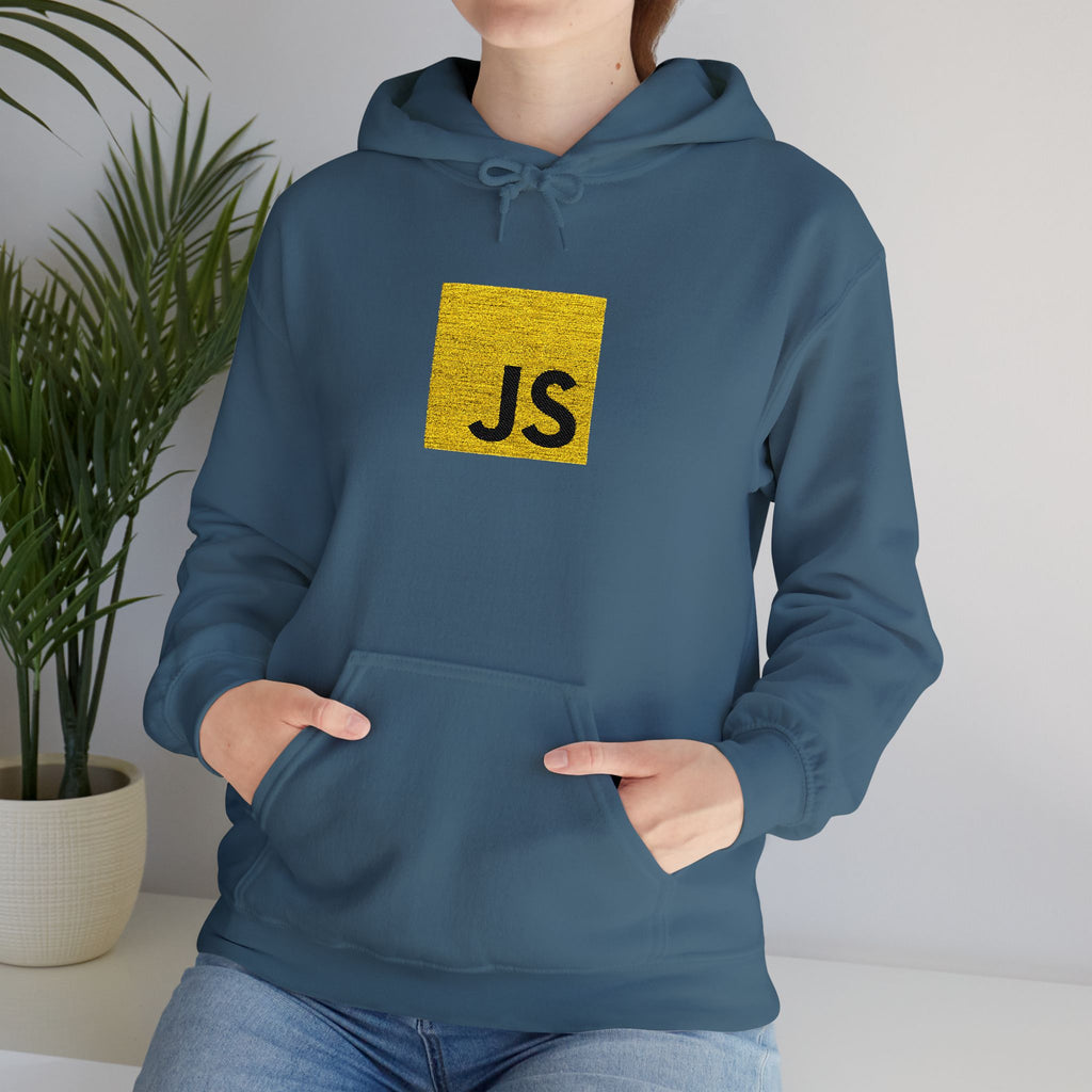 Java Script Glitter Hooded Sweatshirt - Unisex Heavy Blend™