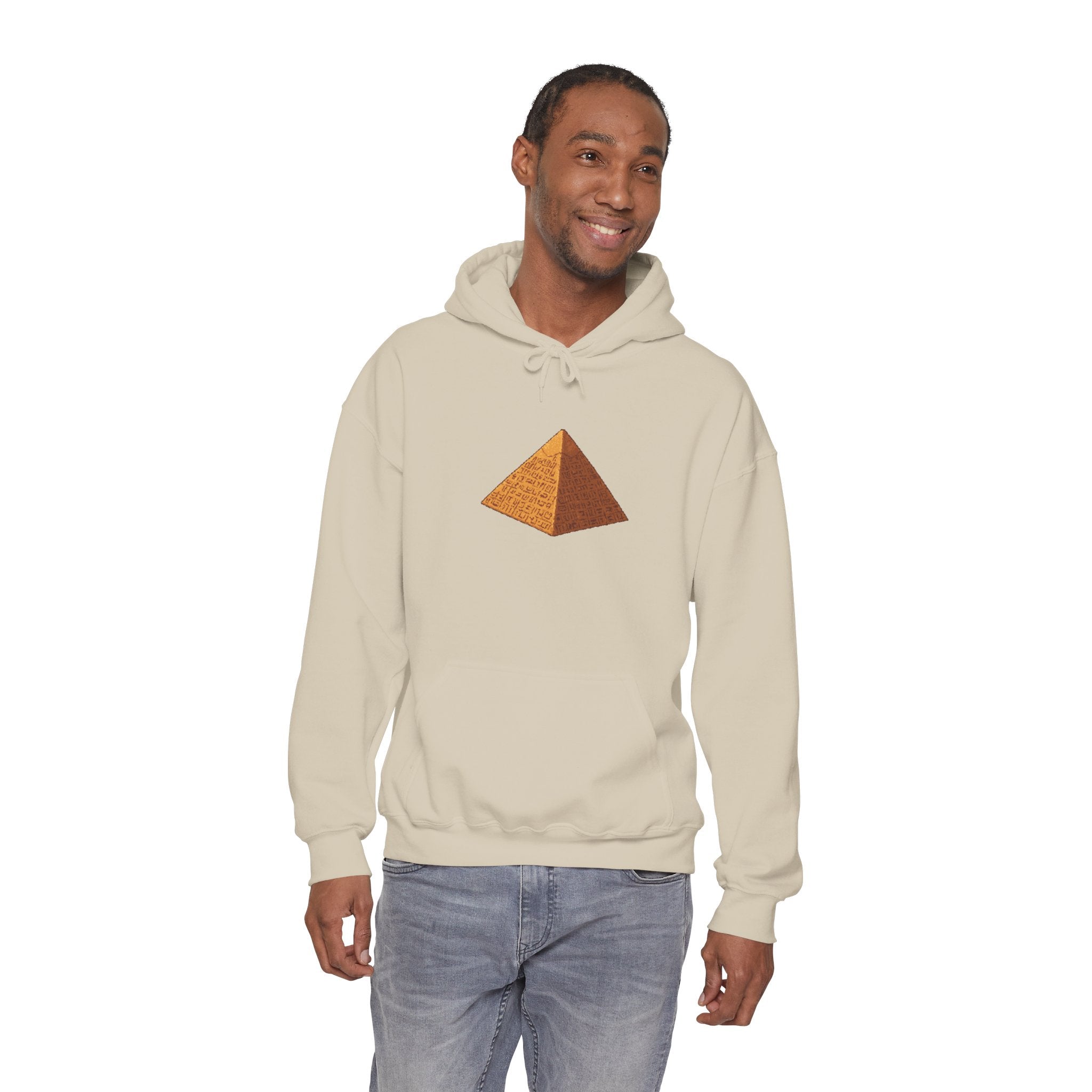 Pyramid Graphic Hoodie — Minimal Geometric Pyramid Sweatshirt