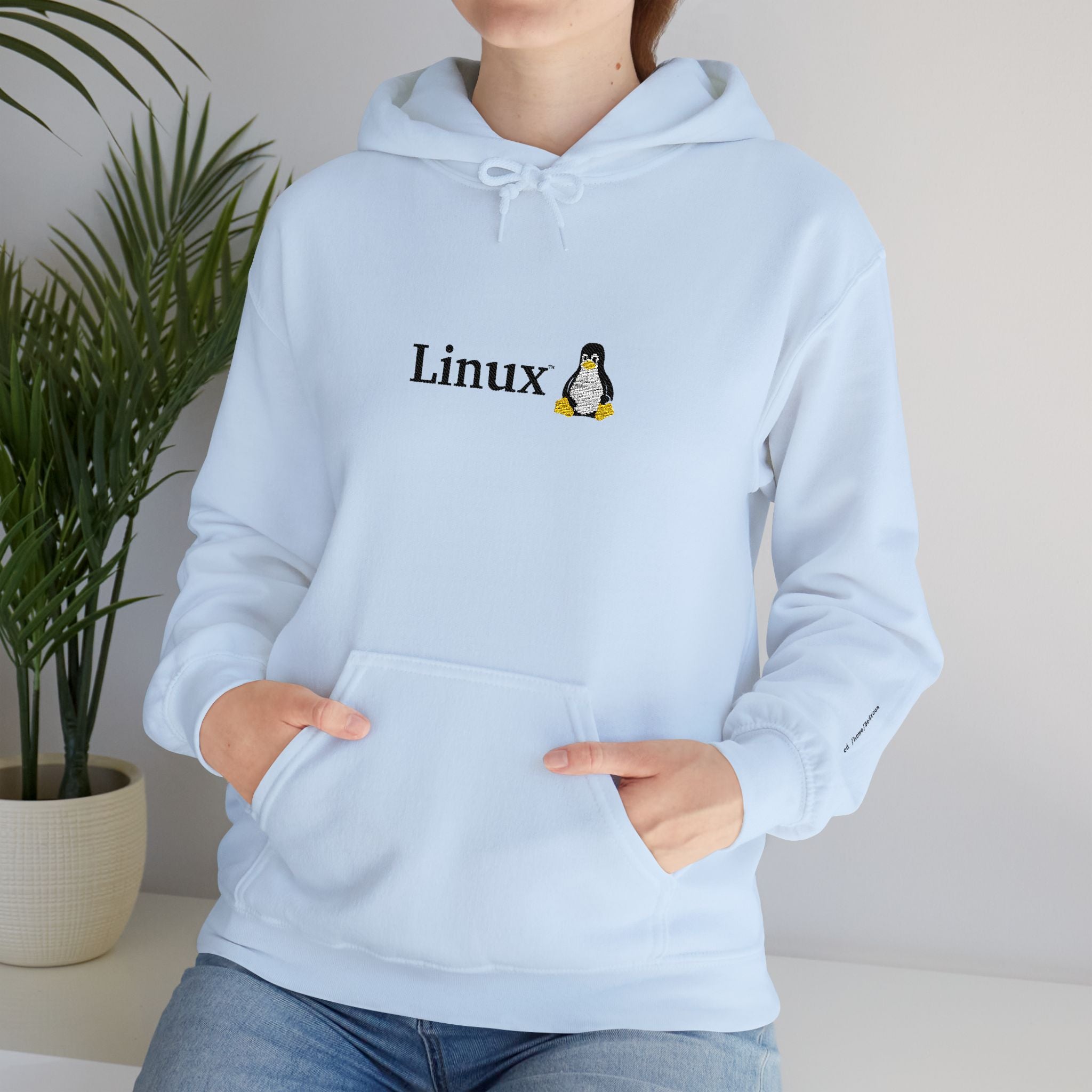 Linux Penguin Unisex Hoodie - Comfy Heavy Blend Sweatshirt for Tech Lovers