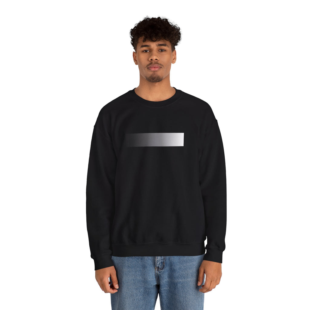 Minimal Gradient Stripe Sweatshirt — Modern Neutral Crewneck