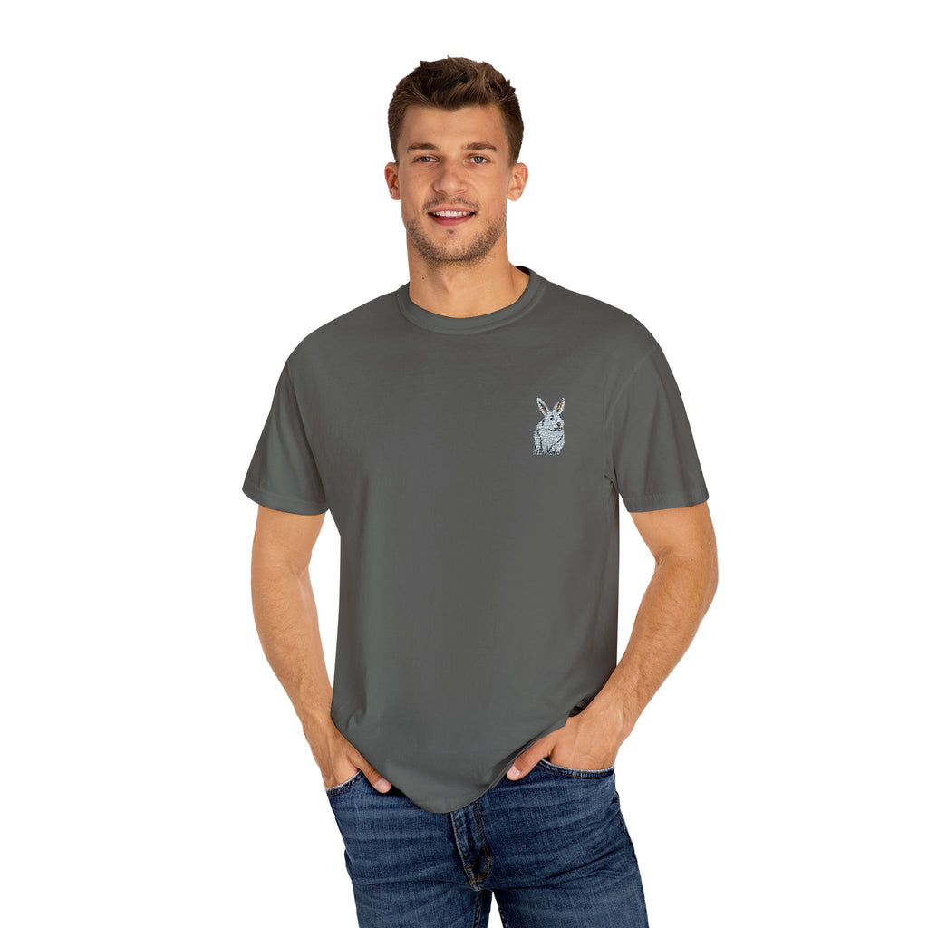Bunny Design Unisex Garment-Dyed T-Shirt